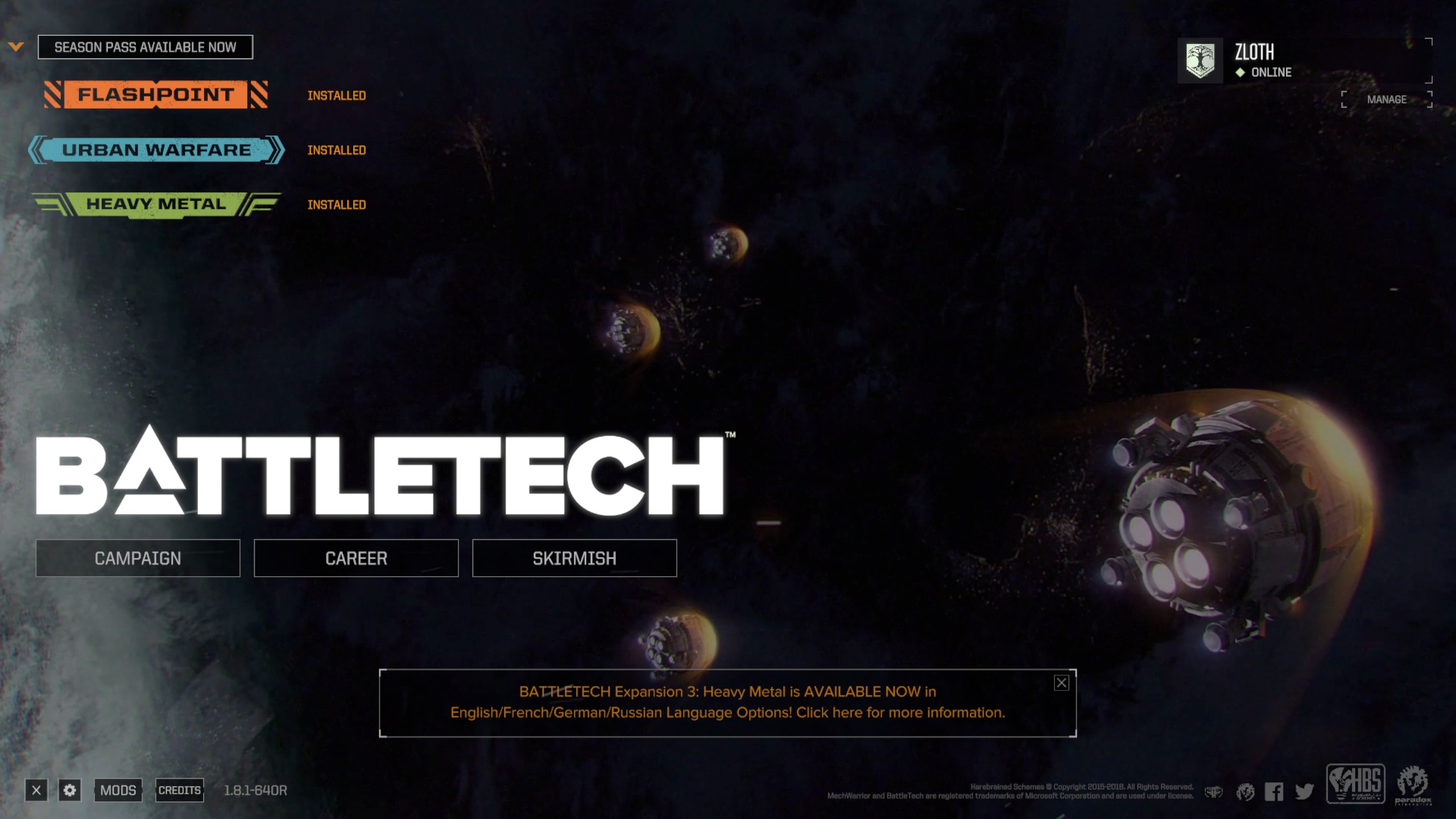  BATTLETECH 공략, 배틀테크
