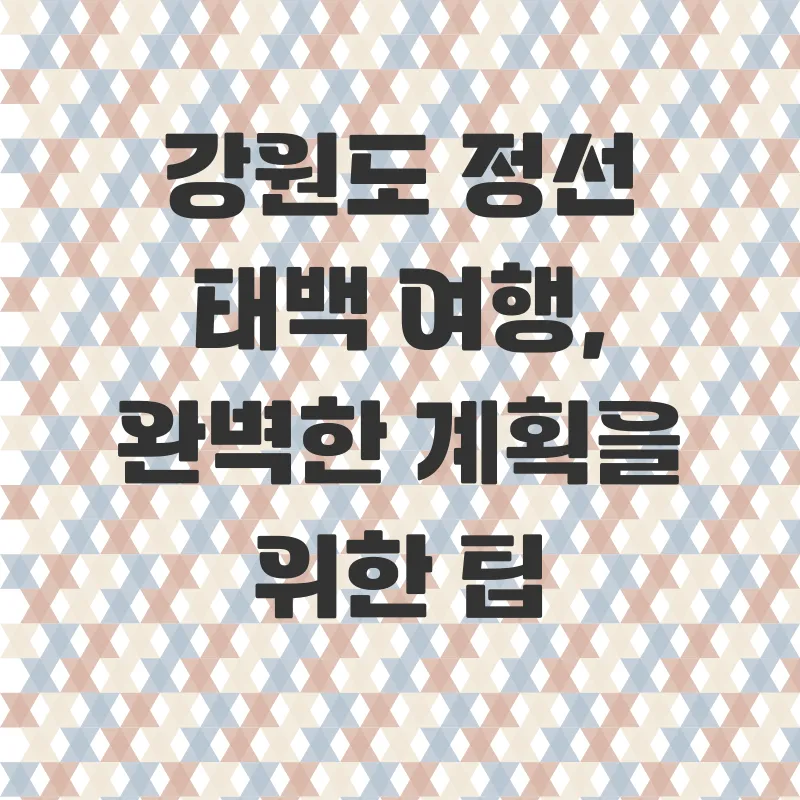 강원도 정선 태백 여행_3