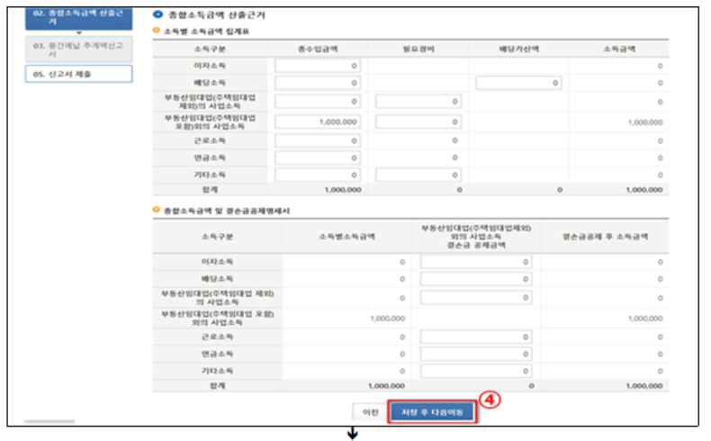 종합소득세(종소세) 중간예납