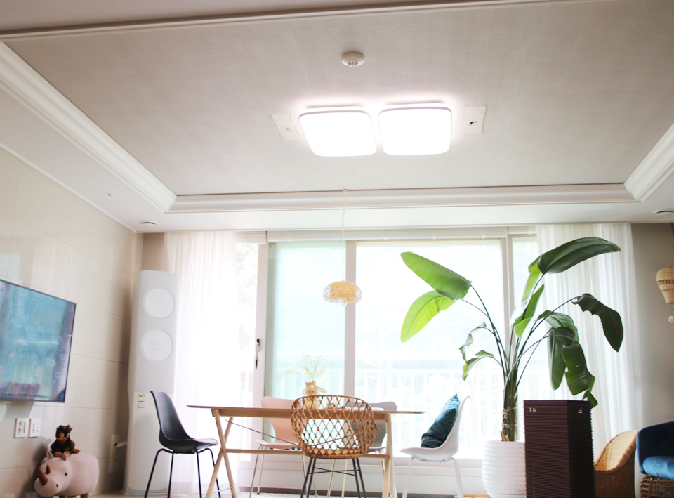 스마트 인테리어 조명 베스틴 루체클라우드 LED 거실등 추천 블루투스 3