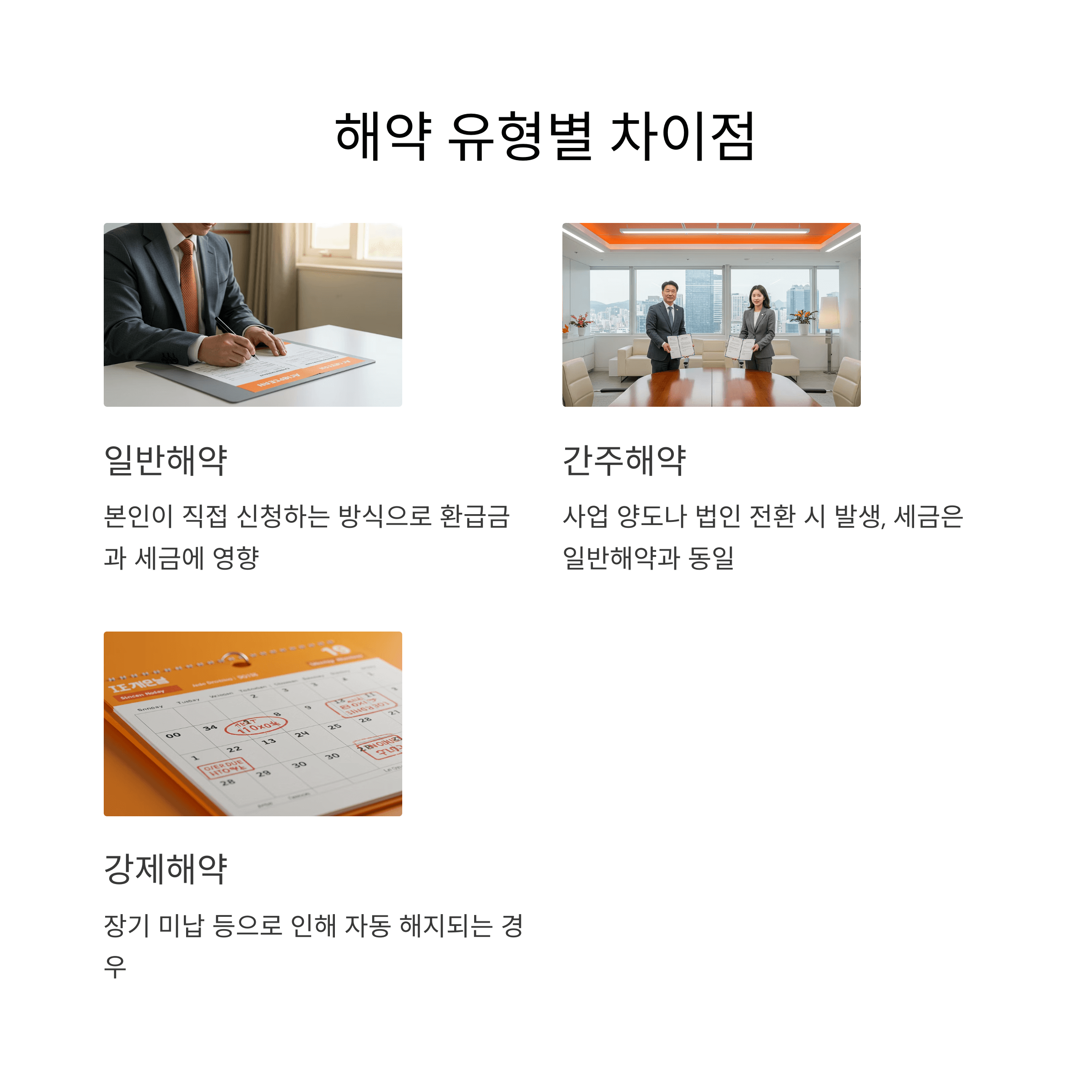 노란 우산공제 해지방법 총정리
