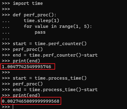 Python - 코드 실행 시간 성능 측정 perf_counter, process_time 용도