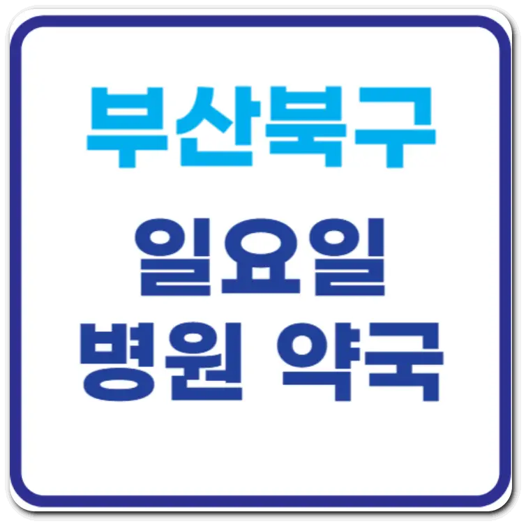 부산북구-일요일병원