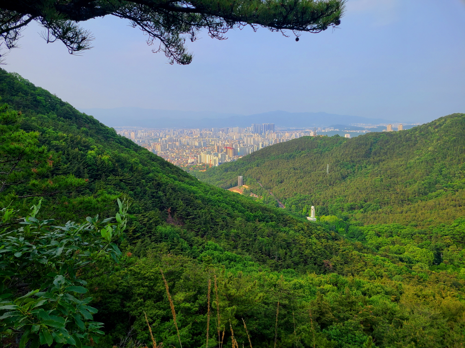  대구앞산 비파산 전망대 [주차장~전망대~케이블카]