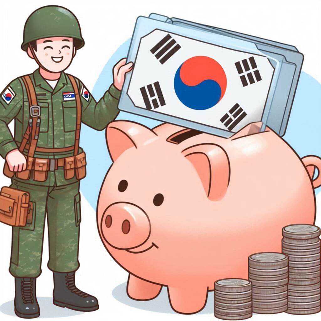 장병내일준비적금을 모으는 군인