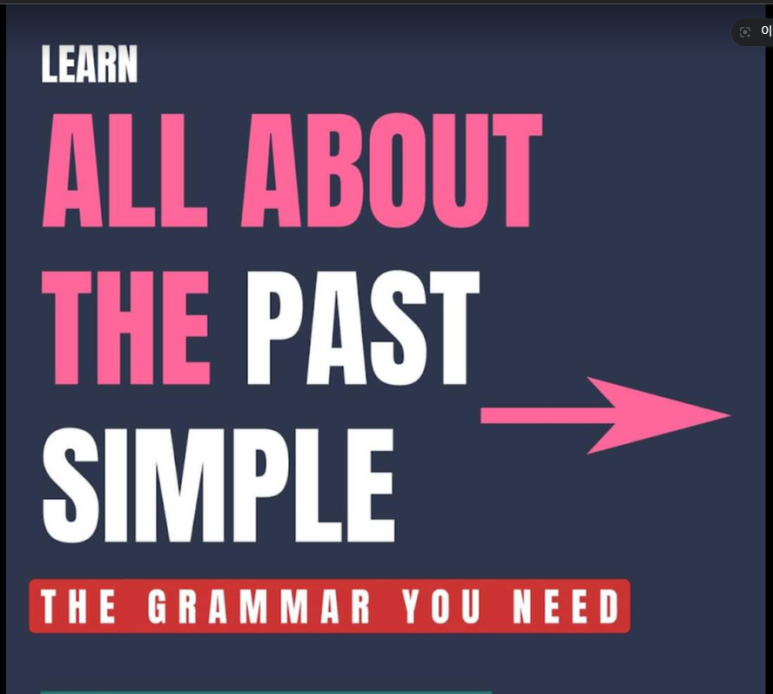  [영어] 단순 과거(past simple) 사용법