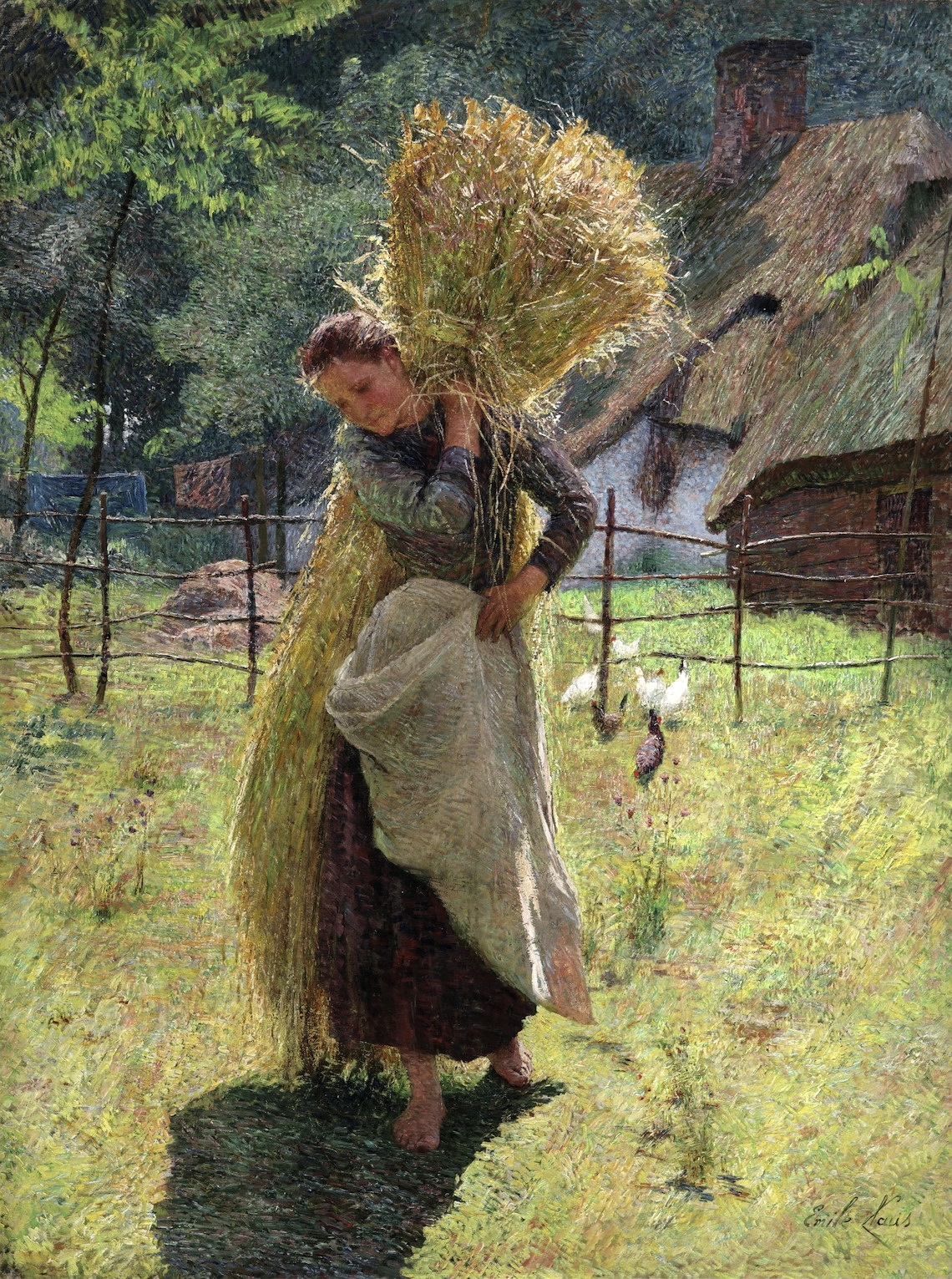 에밀 클라우스(Emile Claus), 벨기에, 화가, 1849-1924