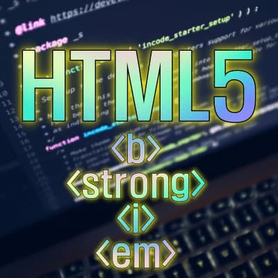  HTML5, <b> <strong> <i> <em> 태그 알아 보기