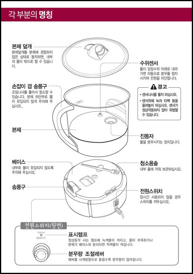 윤남텍 가습기