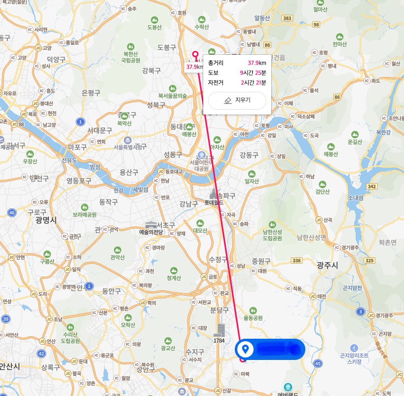  QRP 2m 교신 38km 교신 성공 용인 법화산 정상