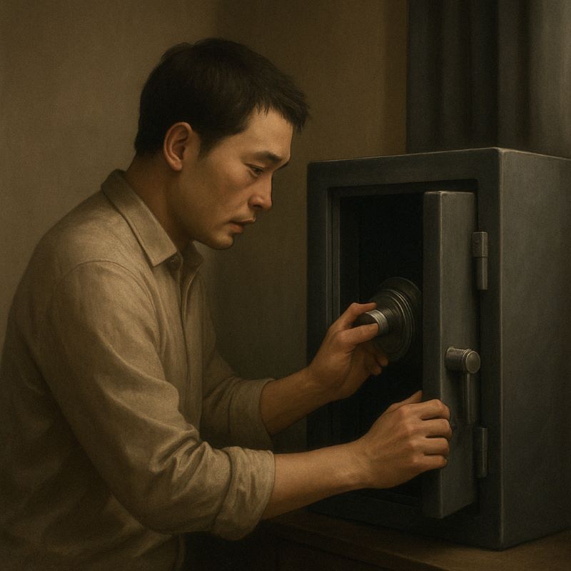 금고를 여는 꿈 해몽 – 감춰진 기회 발견