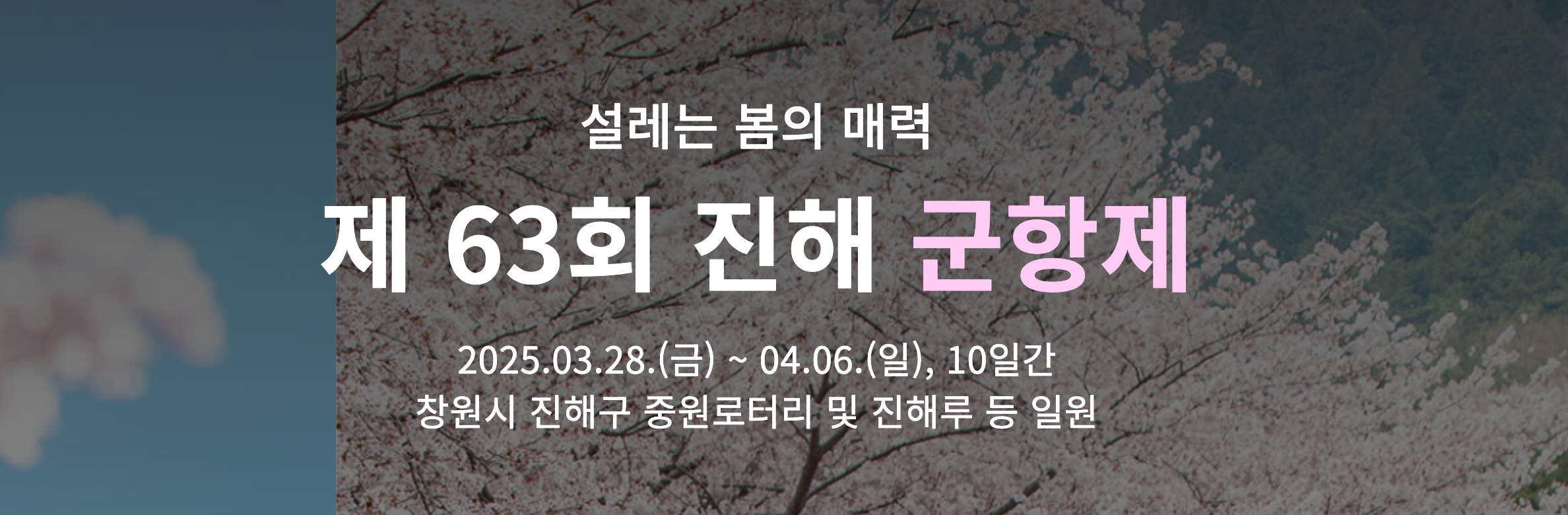 진해 군항제 일정 벚꽃축제 2025 (+주요행사,주차장 정보)-3