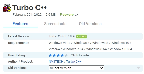 Turbo C++ 무료 다운로드