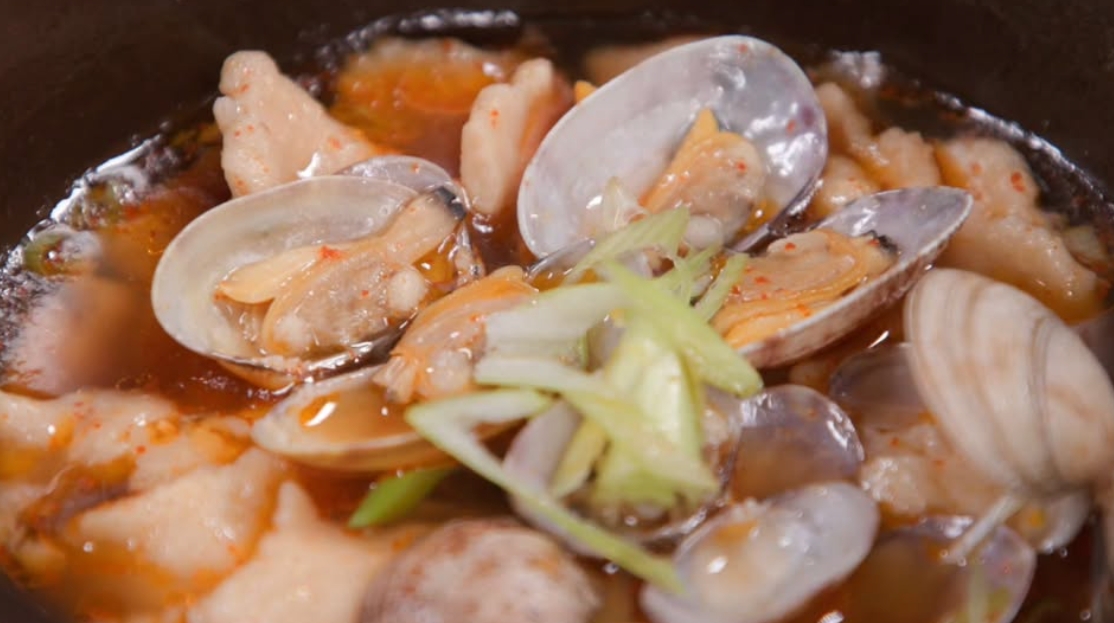 운종훈-바지락수제비-레시피