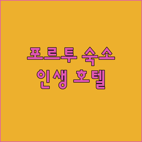 포르투 여행, 인생 숙소에서! 특별한