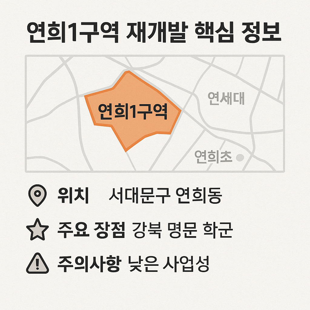 연희1구역-핵심정보