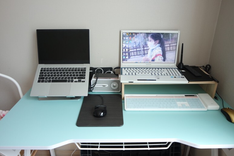  게이밍책상으로 좋은 라베스토 DESK R 1200 컬러풀 컴퓨터 1인용컴퓨터책상