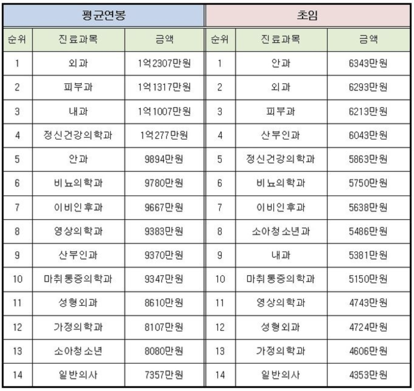 의사 연봉 실수령액 얼마나 될까?(한국의사&#44; 미국의사)