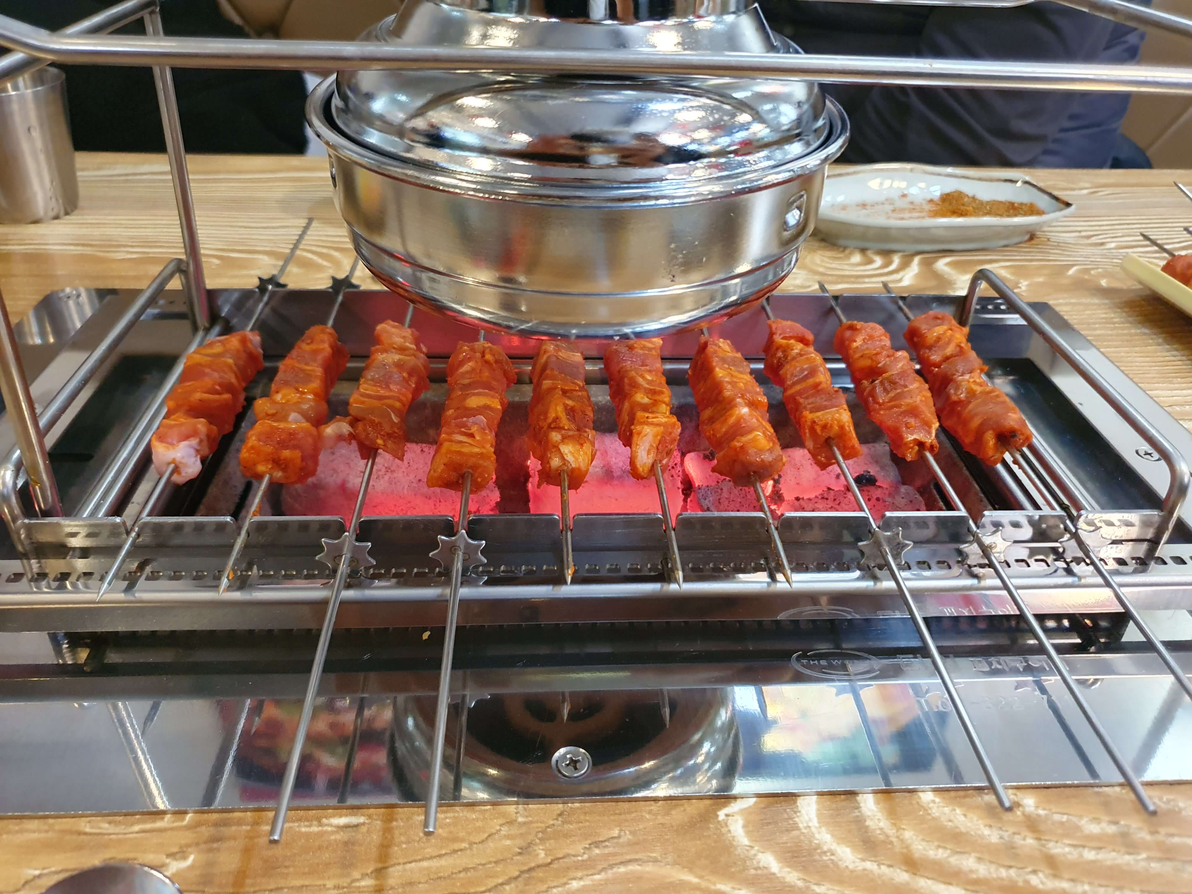 정관읍(정관신도시) 용화루 양꼬치 화로 준비 완료