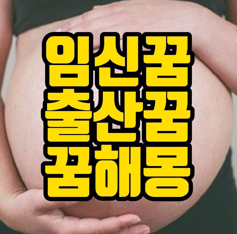  [꿈해몽] 임신하는꿈, 임산부를보는꿈, 출산하는꿈 관련 꿈 꿈풀이