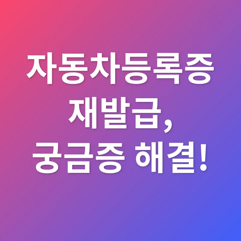 자동차등록증 재발급_4