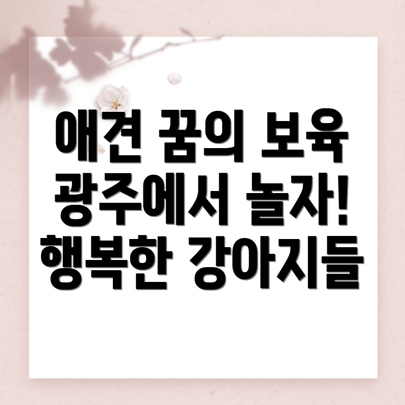애견유치원