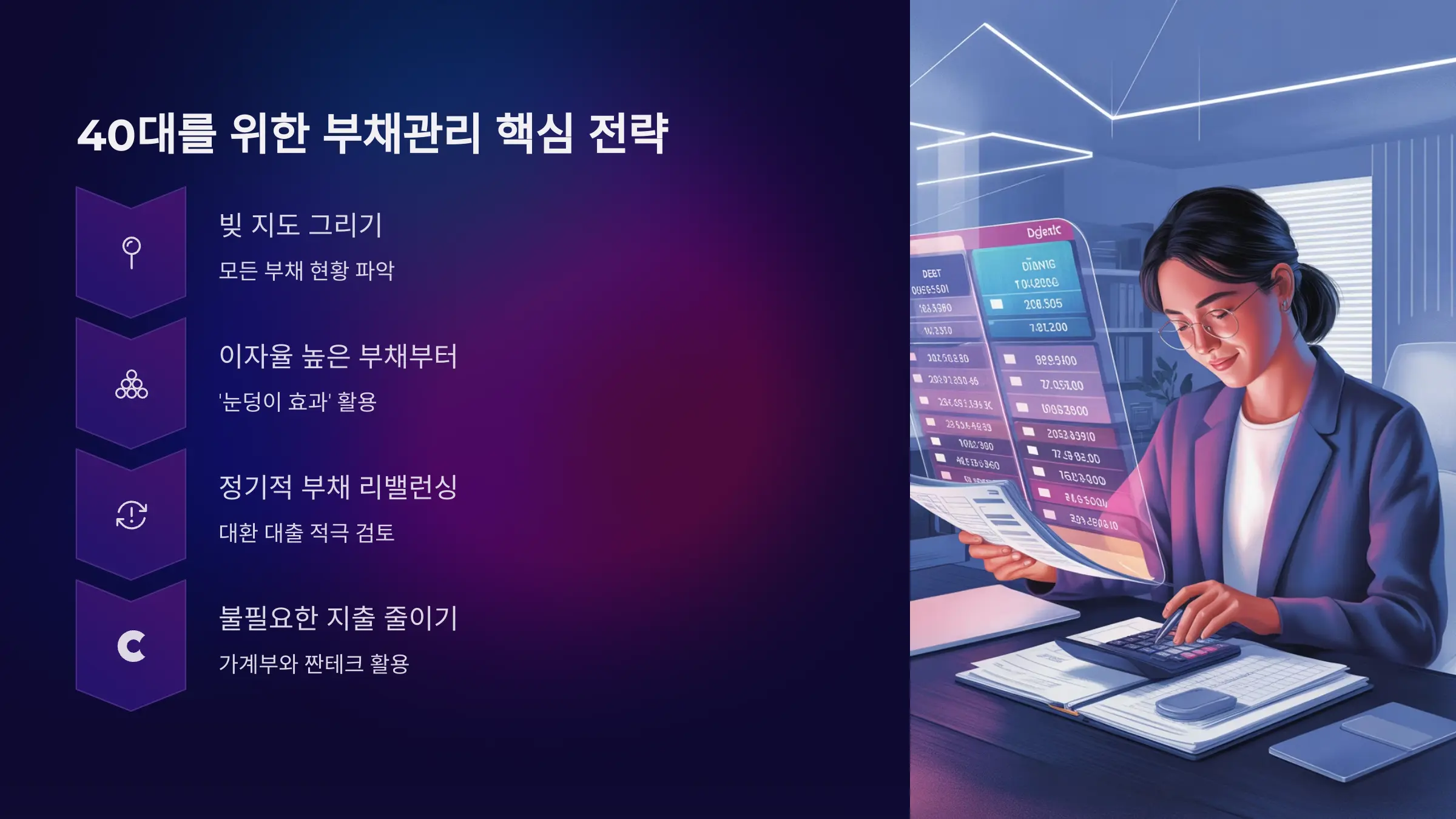 40대를 위한 부채관리 핵심 전략