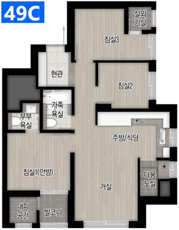 메이플자이-49C타입-평면도