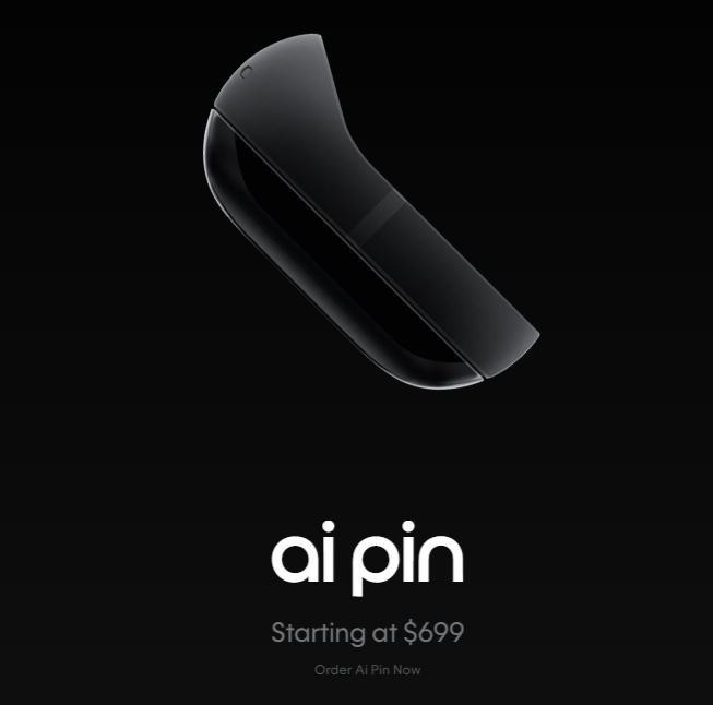 휴메인(Humane): AI PIN