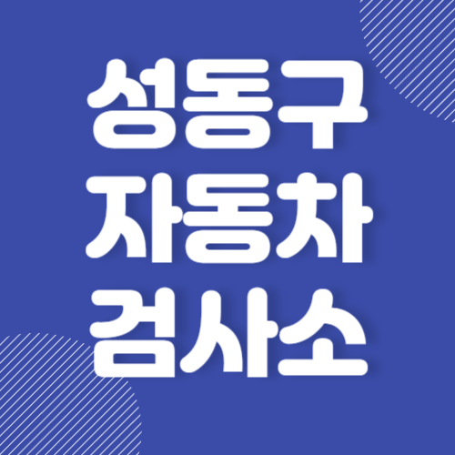 서울 성동구 자동차 검사소 추천 후기 좋은 곳 유명한 곳 BEST 3