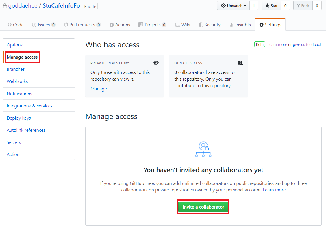 깃헙-원격 저장소