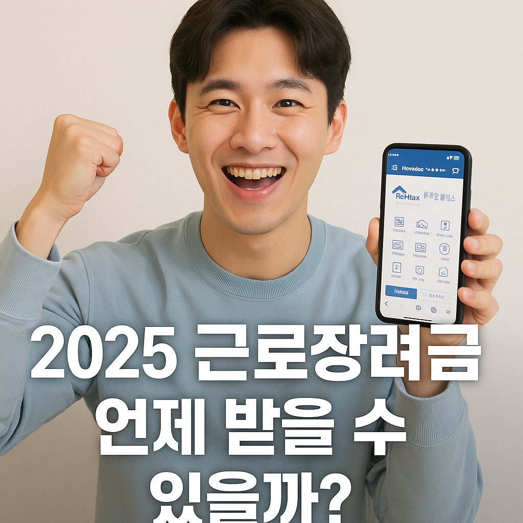 근로장려금 2025년 지급일과 신청자격 총정리!