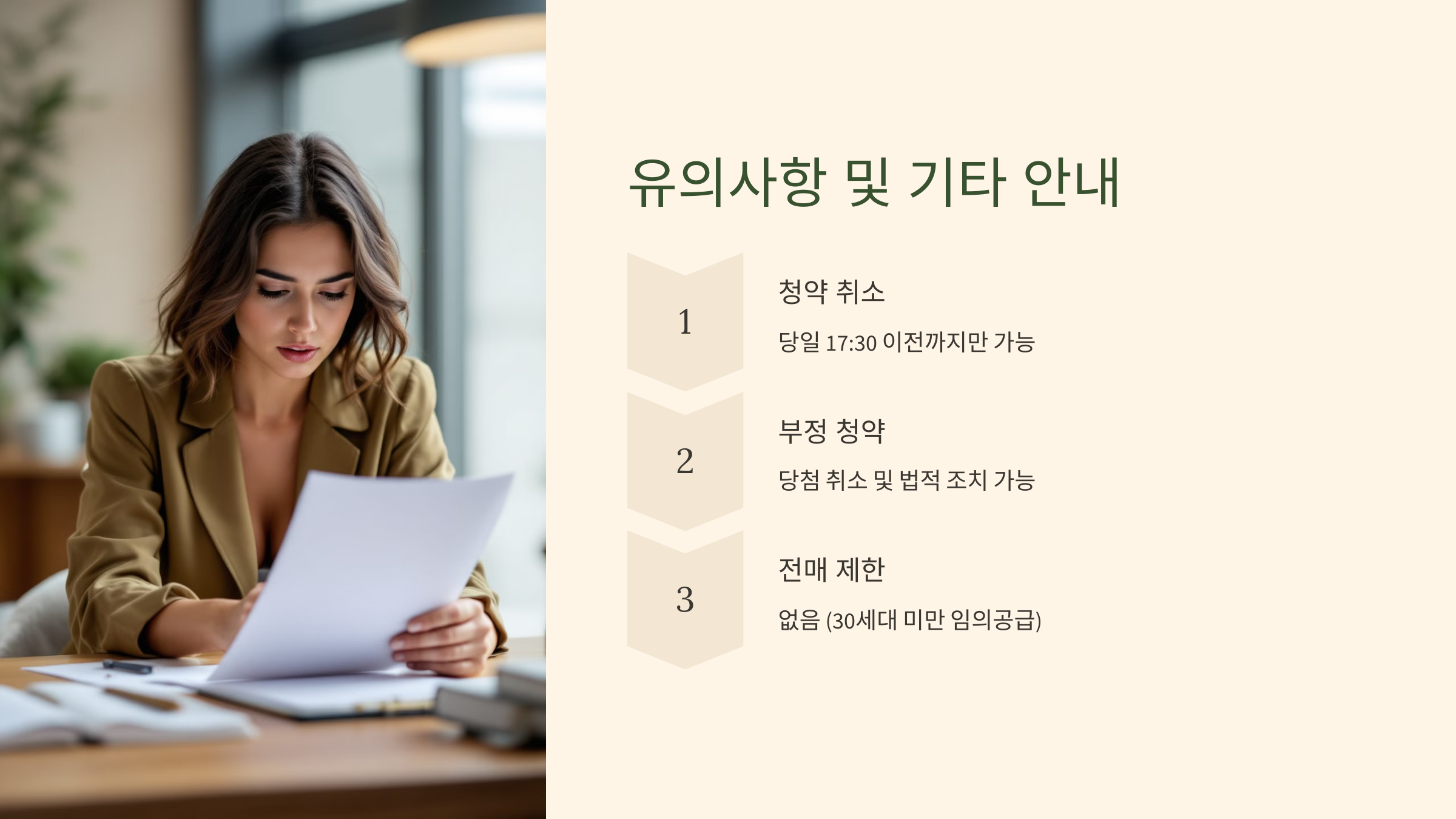 유의사항 및 기타 안내