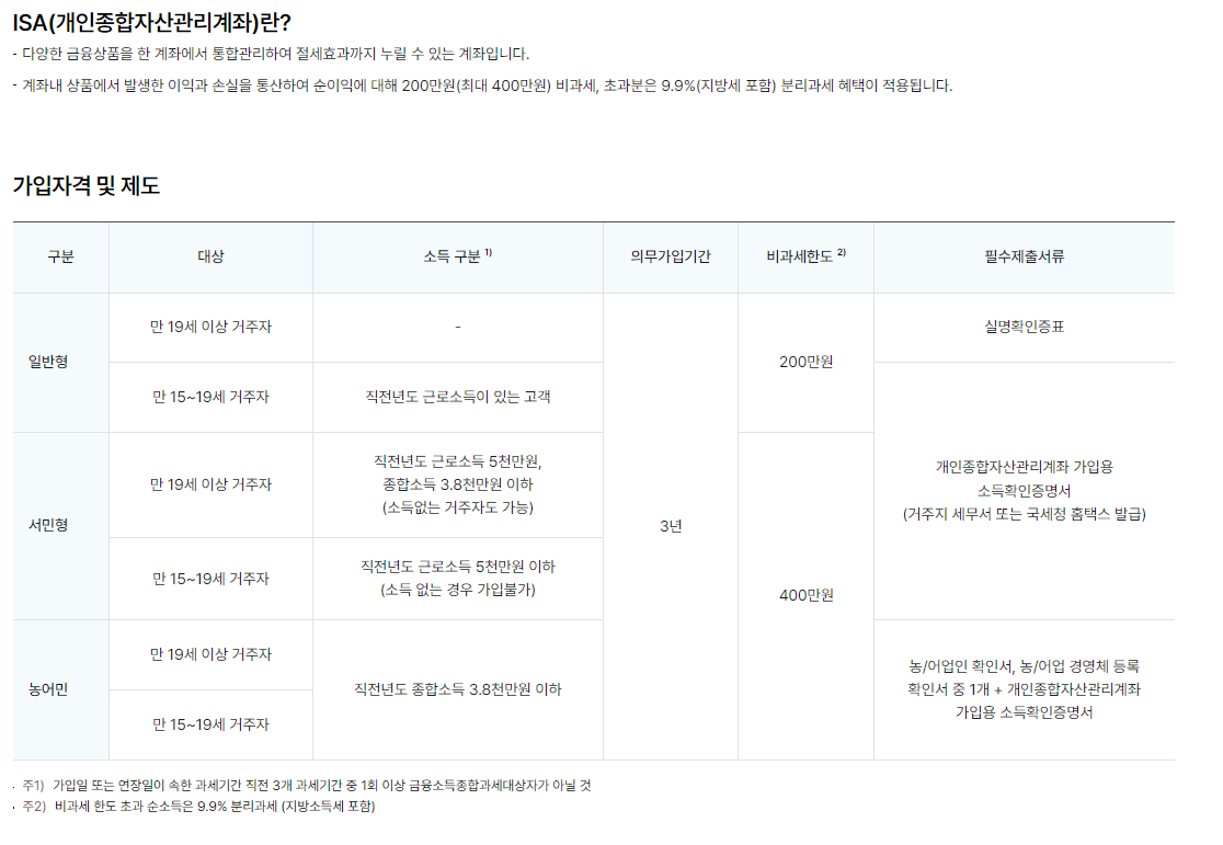 한국투자증권ISA