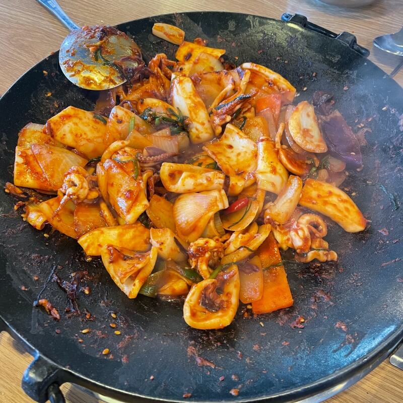 한치불고기