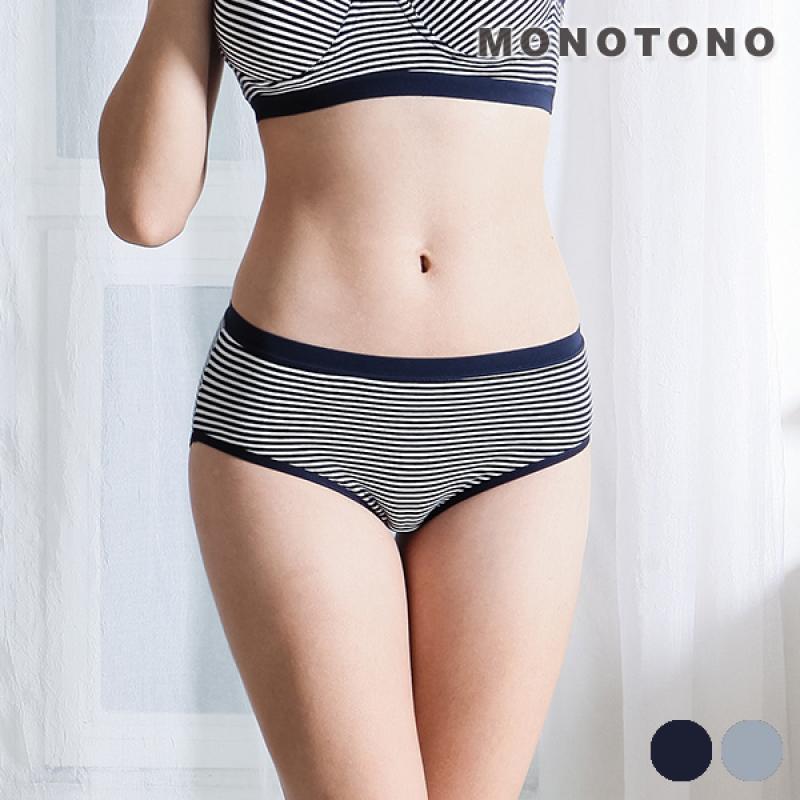 모노토노 스트라이프 면스판 삼각팬티