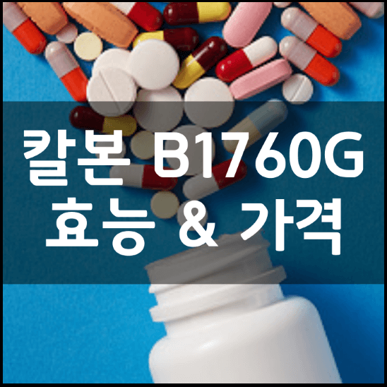 칼본B1760G-성분-효능-가격