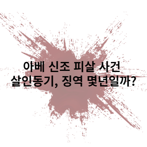 아베 신조 피살 사건 - 이미지