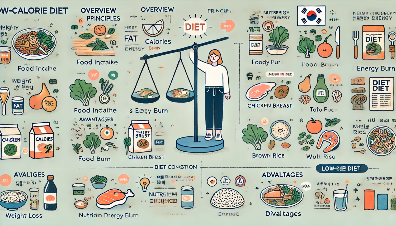 저칼로리 식단의 개요와 원리