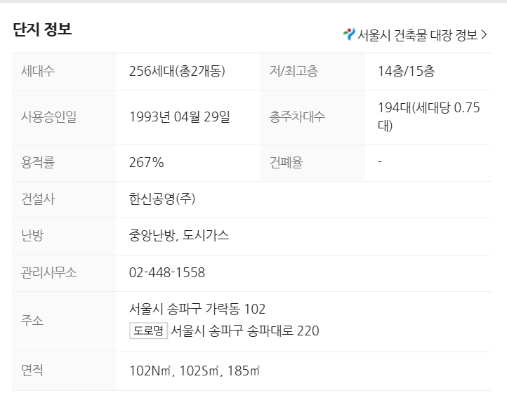가락한신아파트