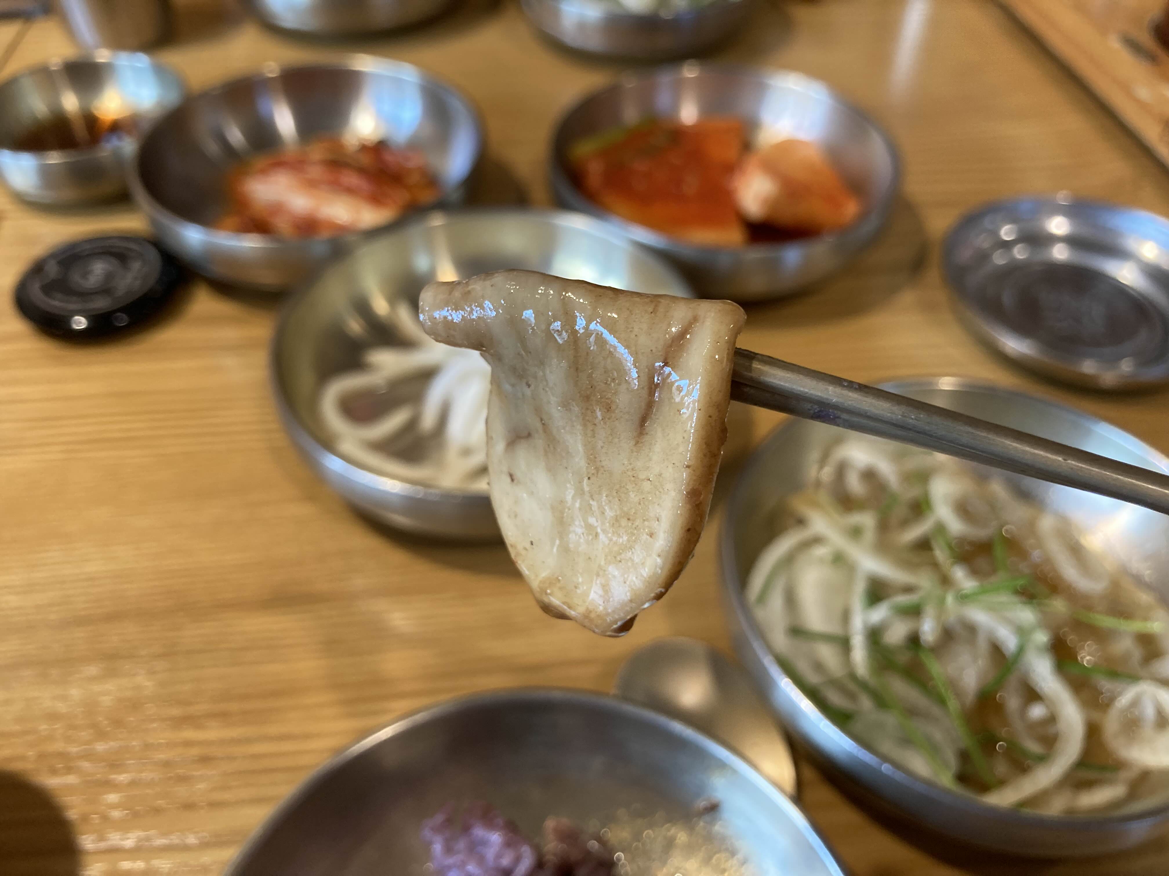 성북동면옥집 갈비찜 버섯