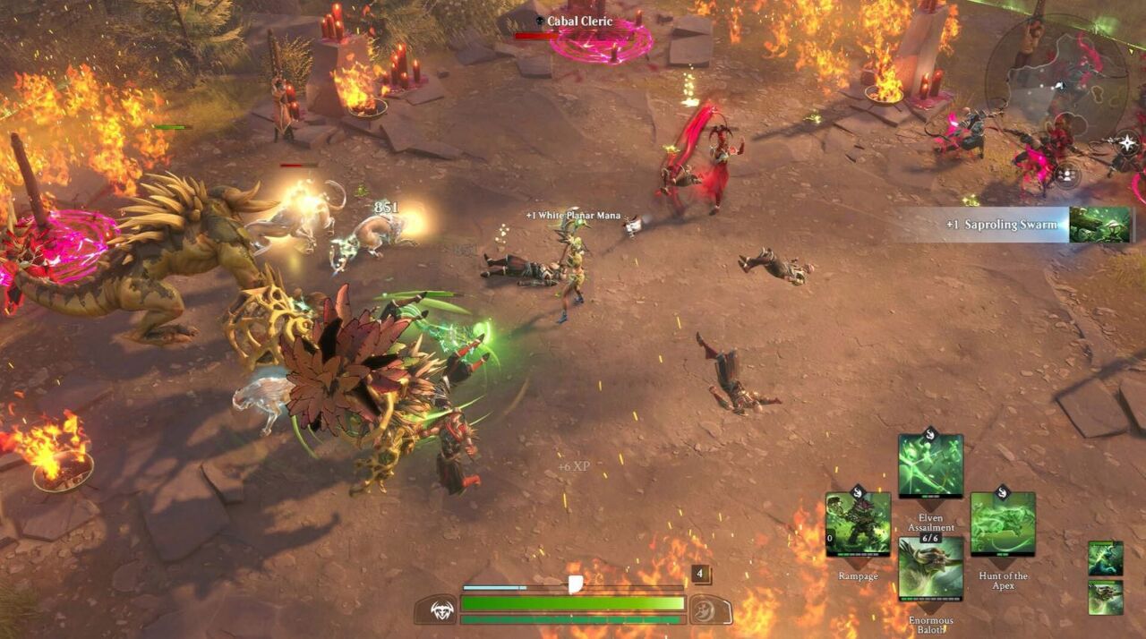  액션 RPG Magic : Legends PC 용 오픈 베타 테스트 시작. 5 색의 스펠 카드 덱을 구축 매직 : 더 개더링'의 세계관 게임