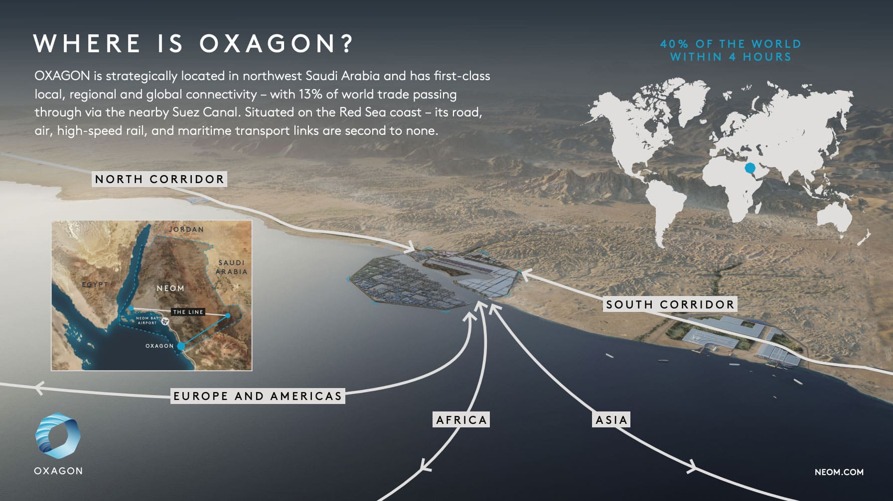 사우디 옥사곤 두바(Oxagon Duba) 항 준설 및 안벽공사 입찰 기한 연장...현대건설 참여 VIDEO: OXAGON&#44; world’s largest floating industrial complex