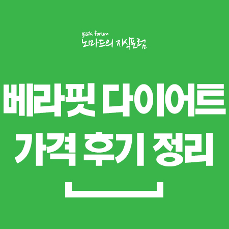  베라핏 다이어트 가격 후기 정리