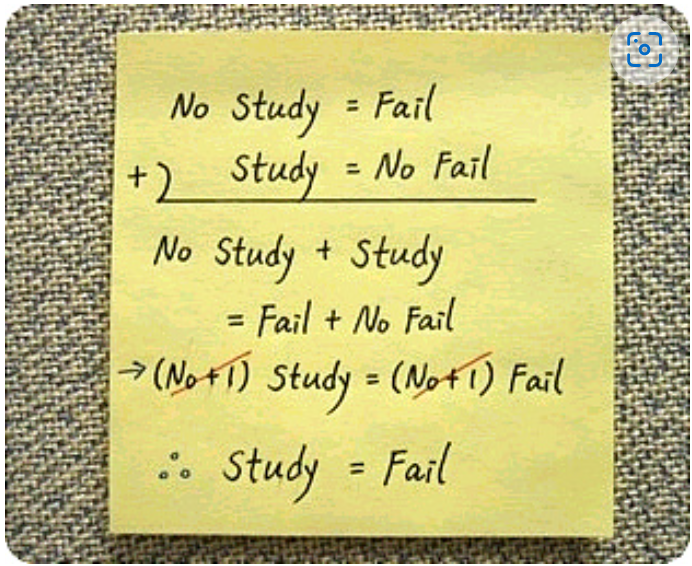 study=fail 의 유도과정