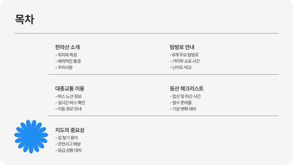 한라산 지도 다운로드