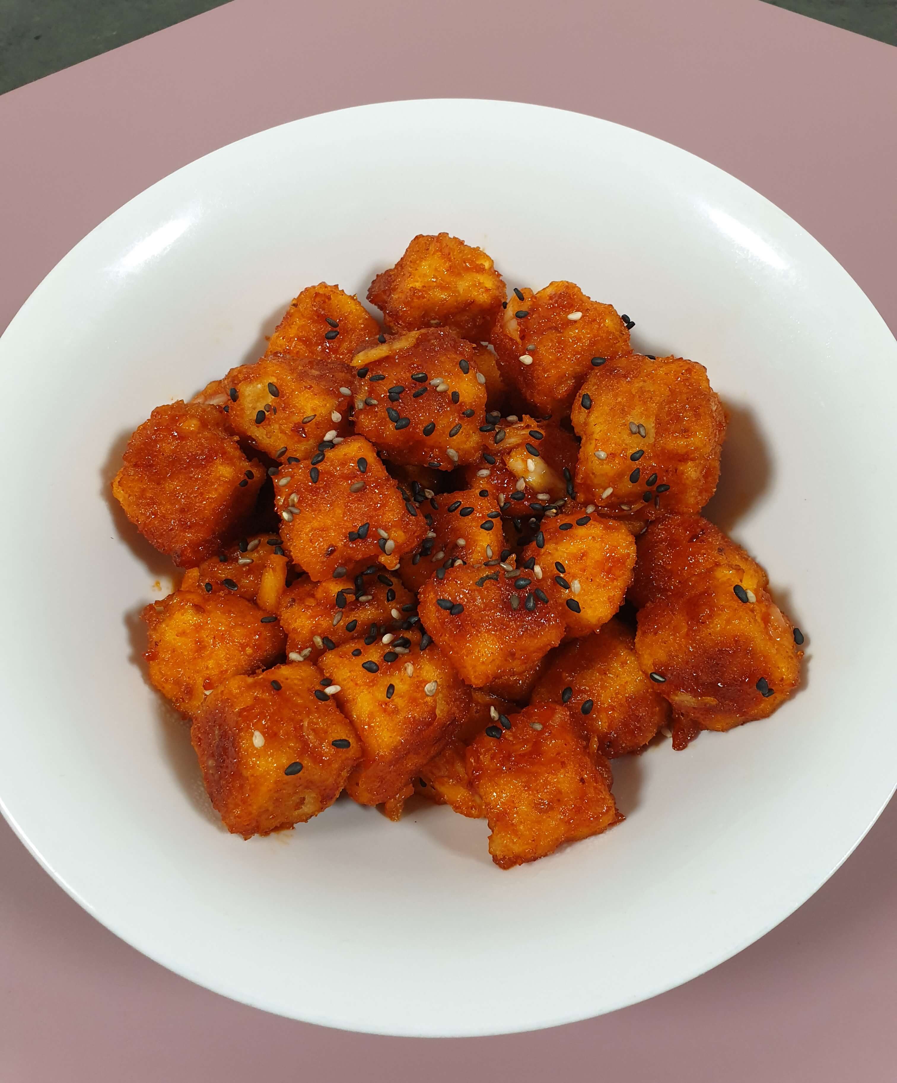  양념치킨 맛 나는 엄마표 두부강정 만들기