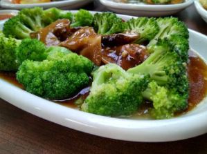 중국식 브로콜리 요리