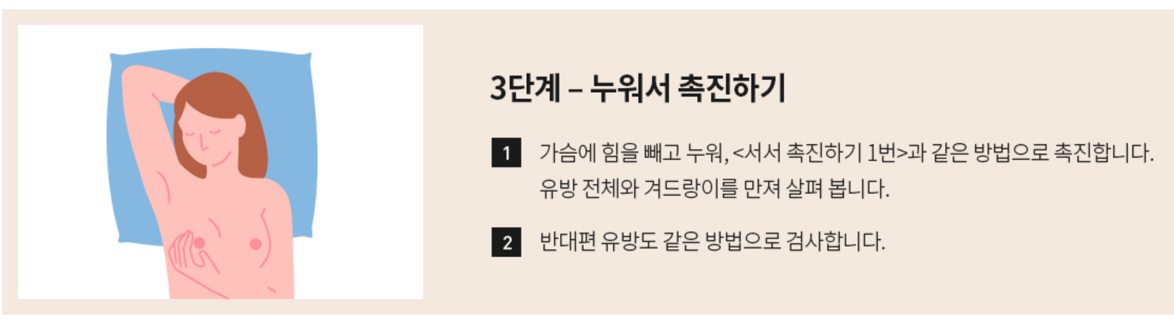 유방암 초기증상 검사비용 유방암 자가진단