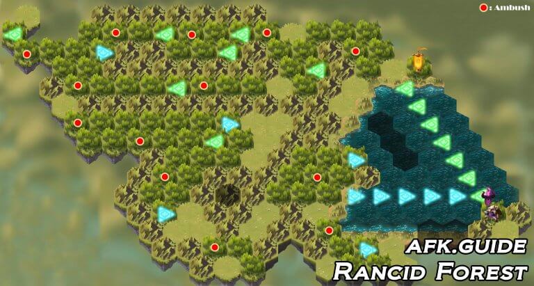  AFK 아레나 시간의 정원 핏빛 가시 숲 Rancid Forest 공략
